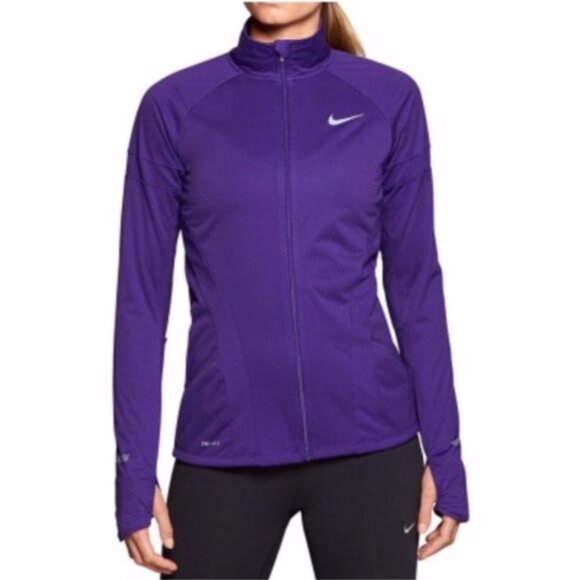 NIKE Element Shield Full Zip Jacket With Reflective Accents - Women's Size S - Picture 1 of 10